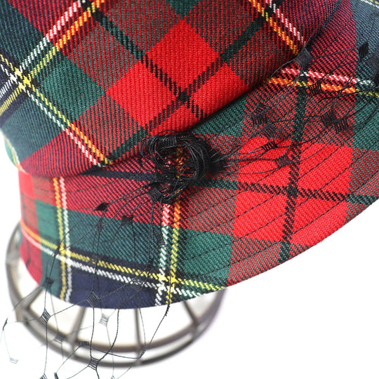 Christian Dior hat 95TDD923G107 Outer: 100% wool, Lining: 100% cotton, Trim: 100% nylon Red navy green Women 58 Used Authentic