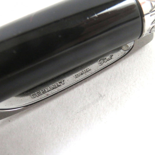 MONTBLANC Ballpoint pen Black Precious Rubbed Gin Black gun metallic Starwalker mens Used Authentic