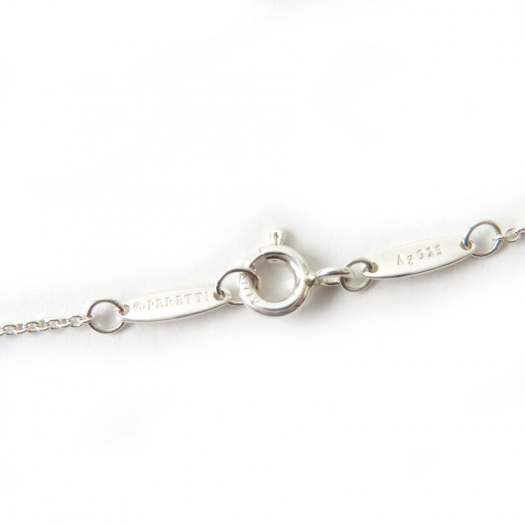 TIFFANY&Co. Necklace Main: AG925, Part: Aquamarine Silver light blue El Saperetti Color by the yard Women Used Authentic