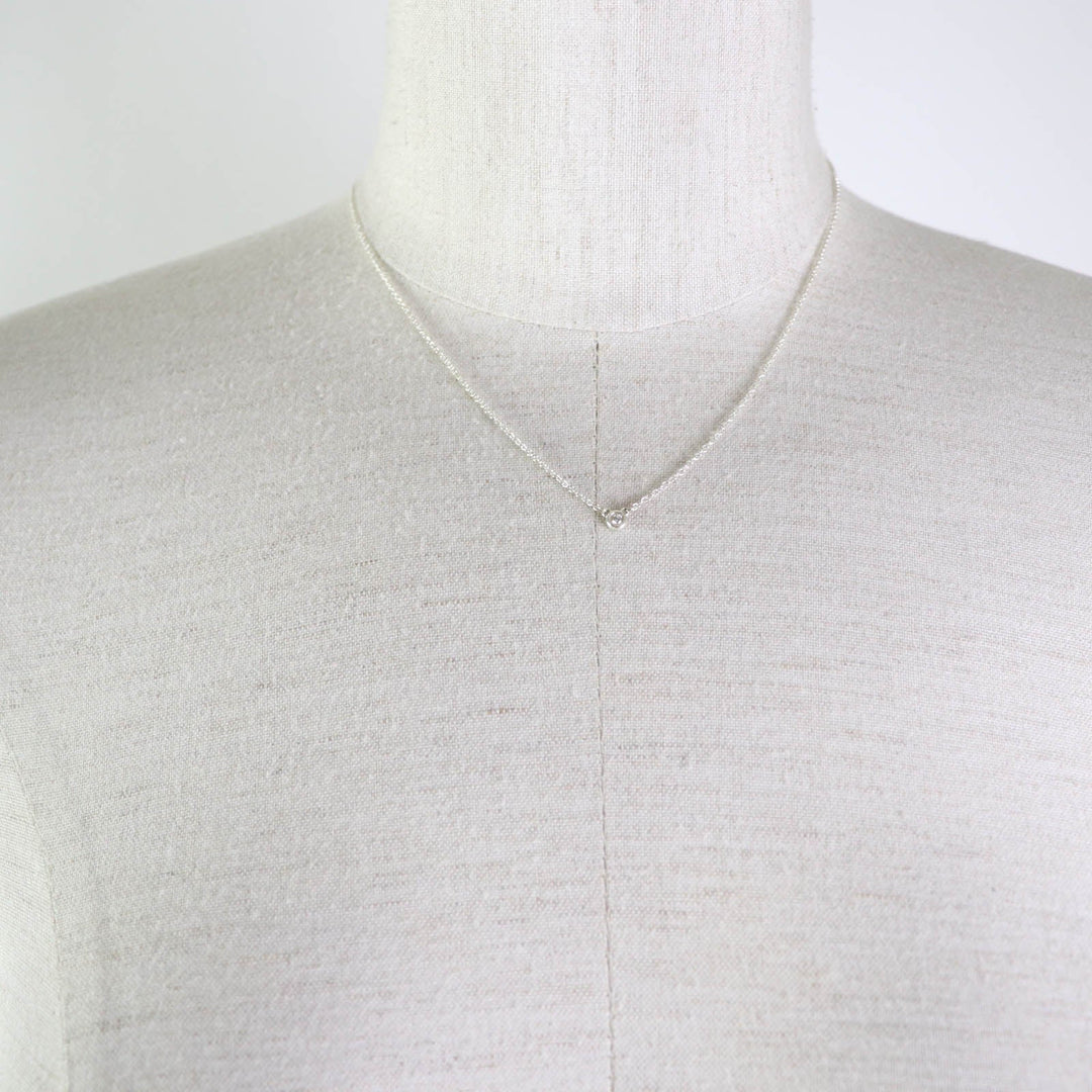 TIFFANY&Co. Necklace Main: AG925, Part: Diamond Silver El Saperetti By the yard Women Used Authentic