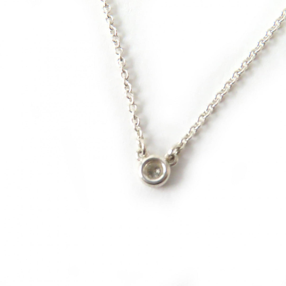 TIFFANY&Co. Necklace Main: AG925, Part: Diamond Silver El Saperetti By the yard Women Used Authentic