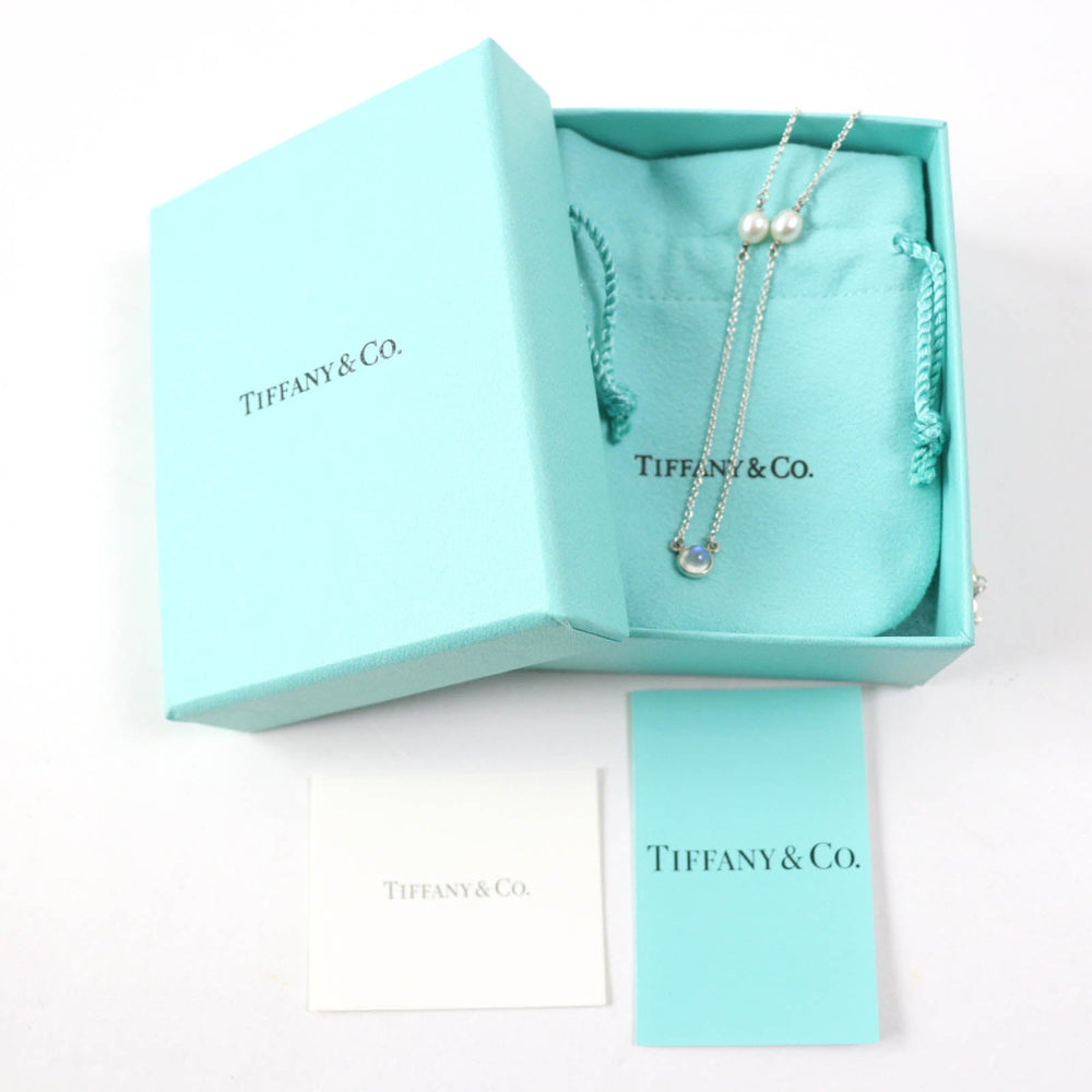 TIFFANY&Co. Necklace Main: AG925, Part: Moonstone, : Pearl Silver El Saperetti Women Used Authentic