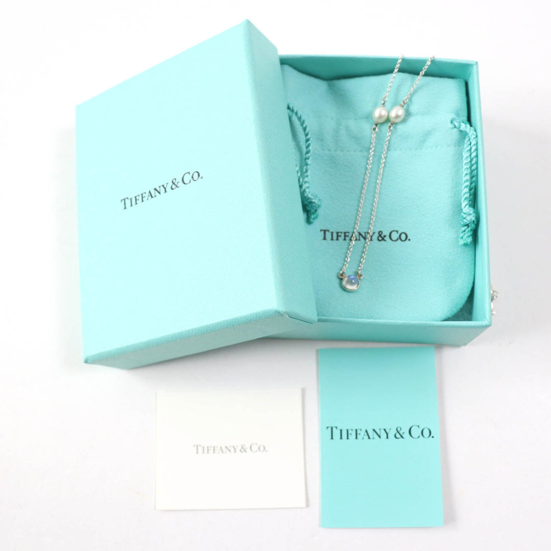 TIFFANY&Co. Necklace Main: AG925, Part: Moonstone, : Pearl Silver El Saperetti Women Used Authentic