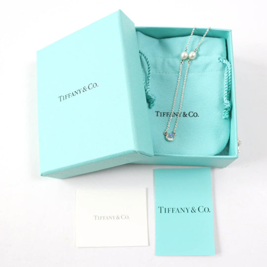 TIFFANY&Co. Necklace Main: AG925, Part: Moonstone, : Pearl Silver El Saperetti Women Used Authentic