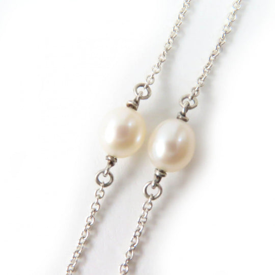 TIFFANY&Co. Necklace Main: AG925, Part: Moonstone, : Pearl Silver El Saperetti Women Used Authentic