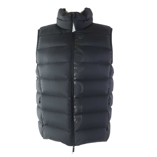 MONCLER Down vest Outer: 100% nylon, Lining: 100% nylon, Filling: 90% down, Filling: 10% feather black CENIS Women 2 Used Authentic