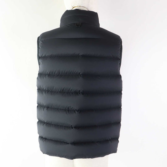 MONCLER Down vest Outer: 100% nylon, Lining: 100% nylon, Filling: 90% down, Filling: 10% feather black CENIS Women 2 Used Authentic