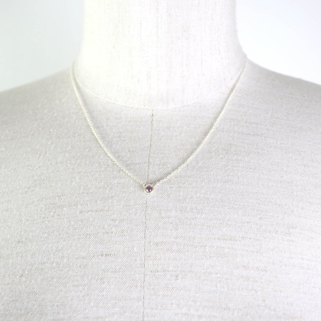 TIFFANY&Co. Necklace Main: AG925, Part: Pink sapphire Silver Light Pink El Saperetti Color by the yard Women Used Authentic
