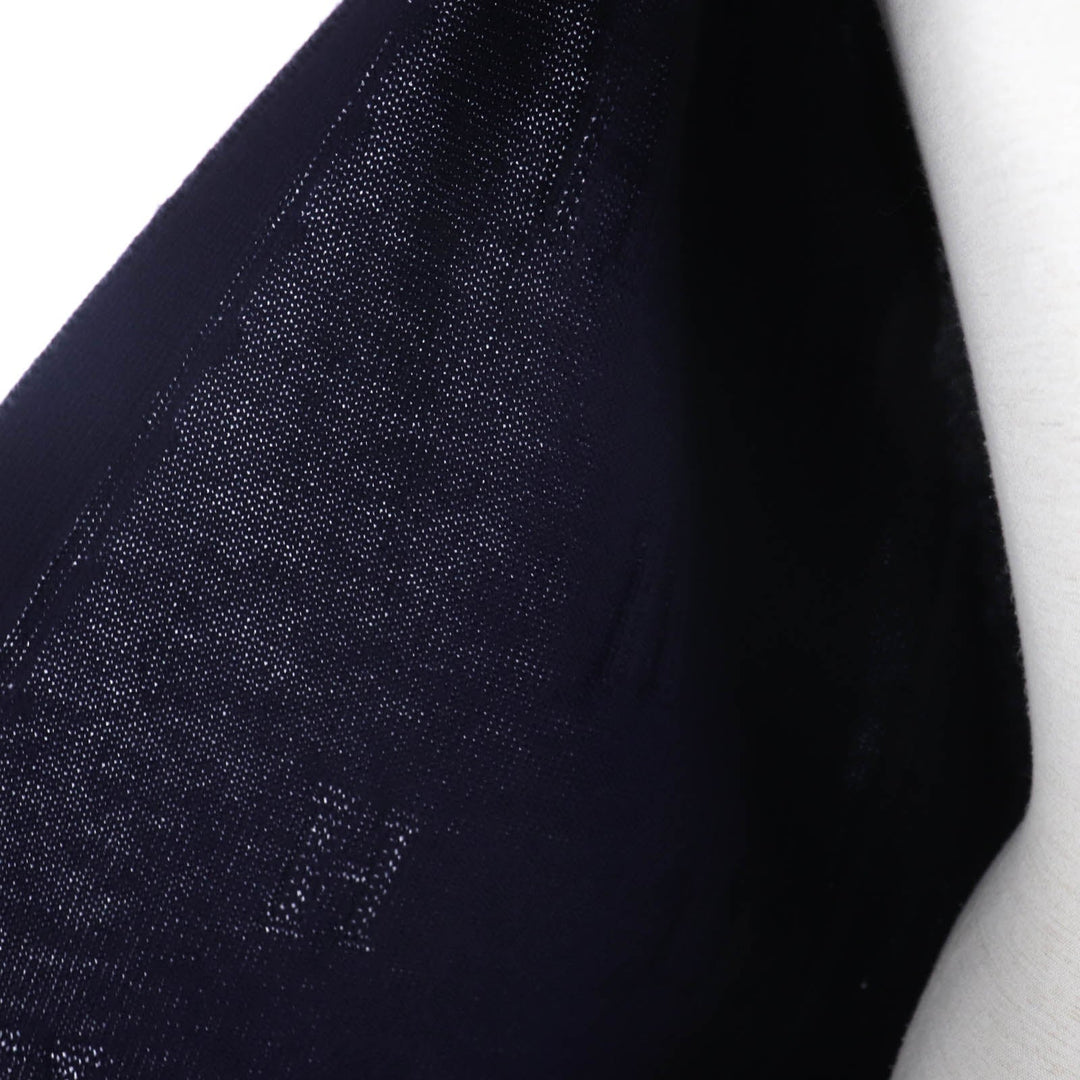 HERMES cardigan Main: 100% wool Navy Women 34 Used Authentic