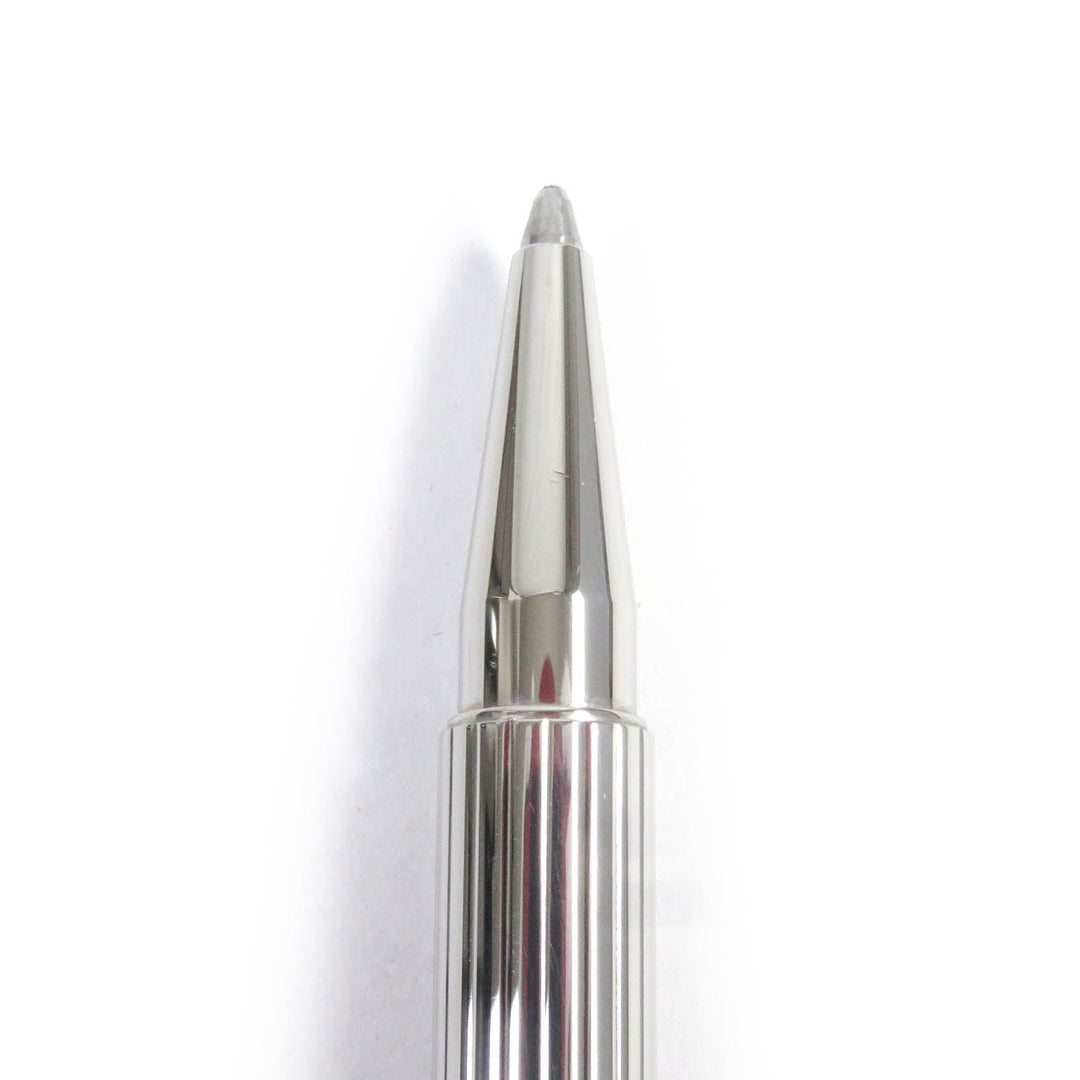 CARAN dACHE Ballpoint pen Brass with silver plate Silver Ecridor Chevron mens Used Authentic