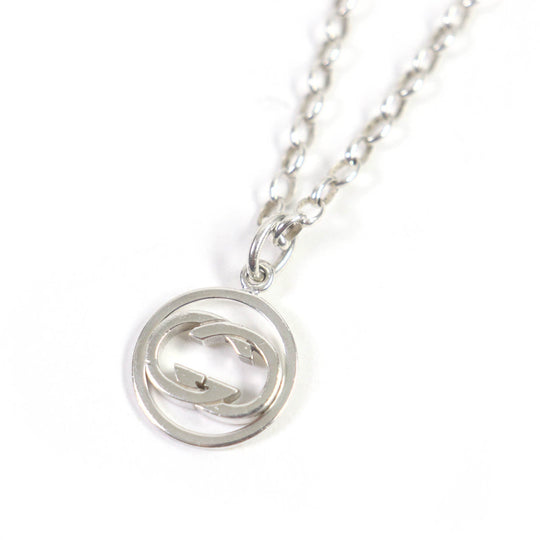 GUCCI Necklace Main�FAG925 Silver mens Used Authentic