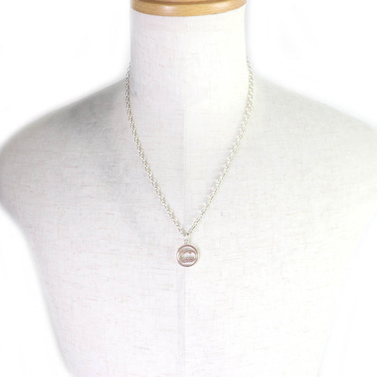 GUCCI Necklace Main�FAG925 Silver mens Used Authentic