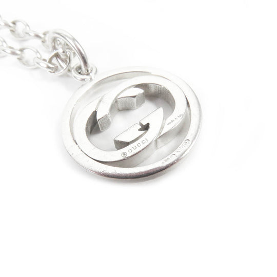 GUCCI Necklace Main�FAG925 Silver mens Used Authentic