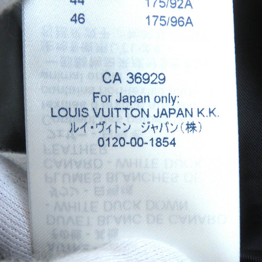 LOUIS VUITTON Down jacket 1A8B3X Outer: 100% polyester, Lining: 53% rayon, Lining: 47% cupra, Filling: down, Filling: feathers Red Black type Women 36 Used Authentic