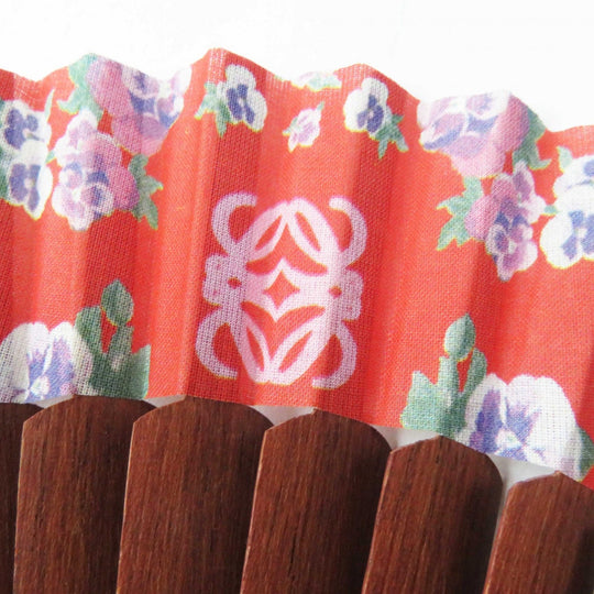 LOEWE Other accessories Fabric x Wood Brown red Women Used Authentic