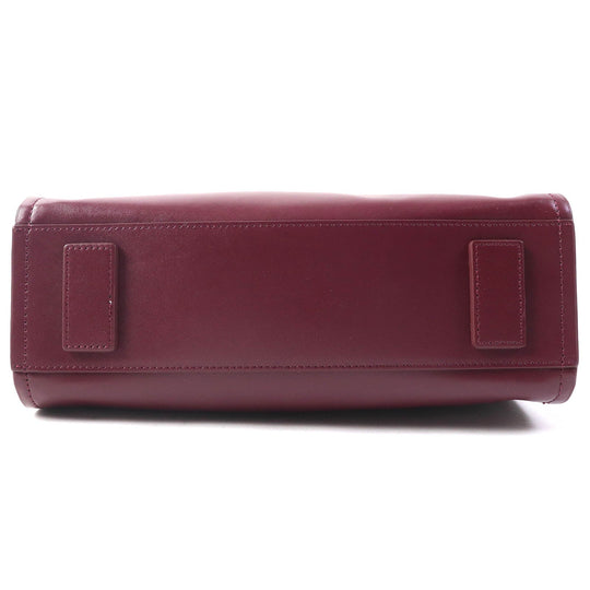 Paul Smith Shoulder Bag Main: Supple leather Bordeaux Women Used Authentic