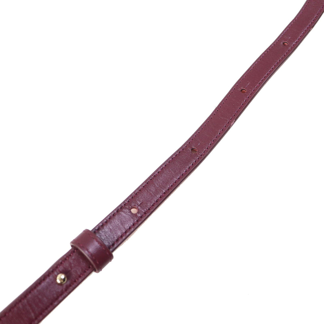 Paul Smith Shoulder Bag Main: Supple leather Bordeaux Women Used Authentic