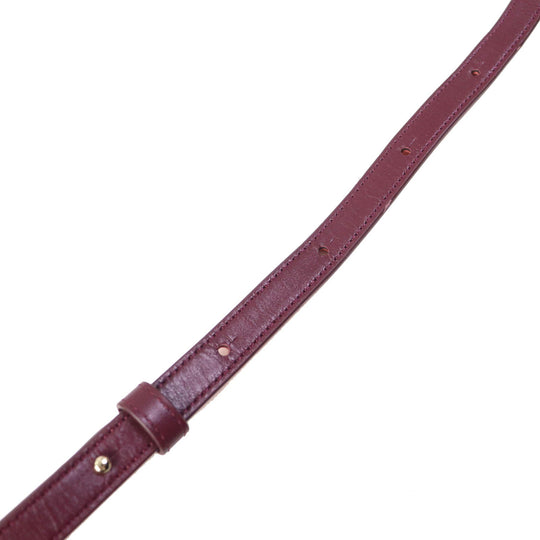 Paul Smith Shoulder Bag Main: Supple leather Bordeaux Women Used Authentic