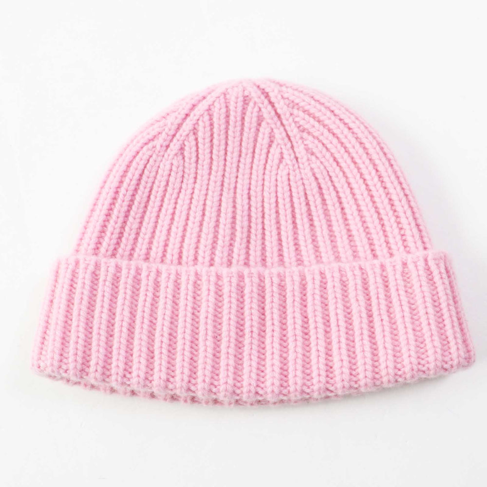GUCCI Knit cap 764594 Main: 85% wool, Main: 15% cashmere, Part: Lamb leather pink Women M 57 21cm Used Authentic