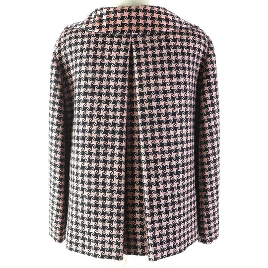 GUCCI Jacket 674323 ZAHXM Outer: 90% wool, Outer: 10% nylon, Lining: 100% silk Pink black Women 36 Used Authentic