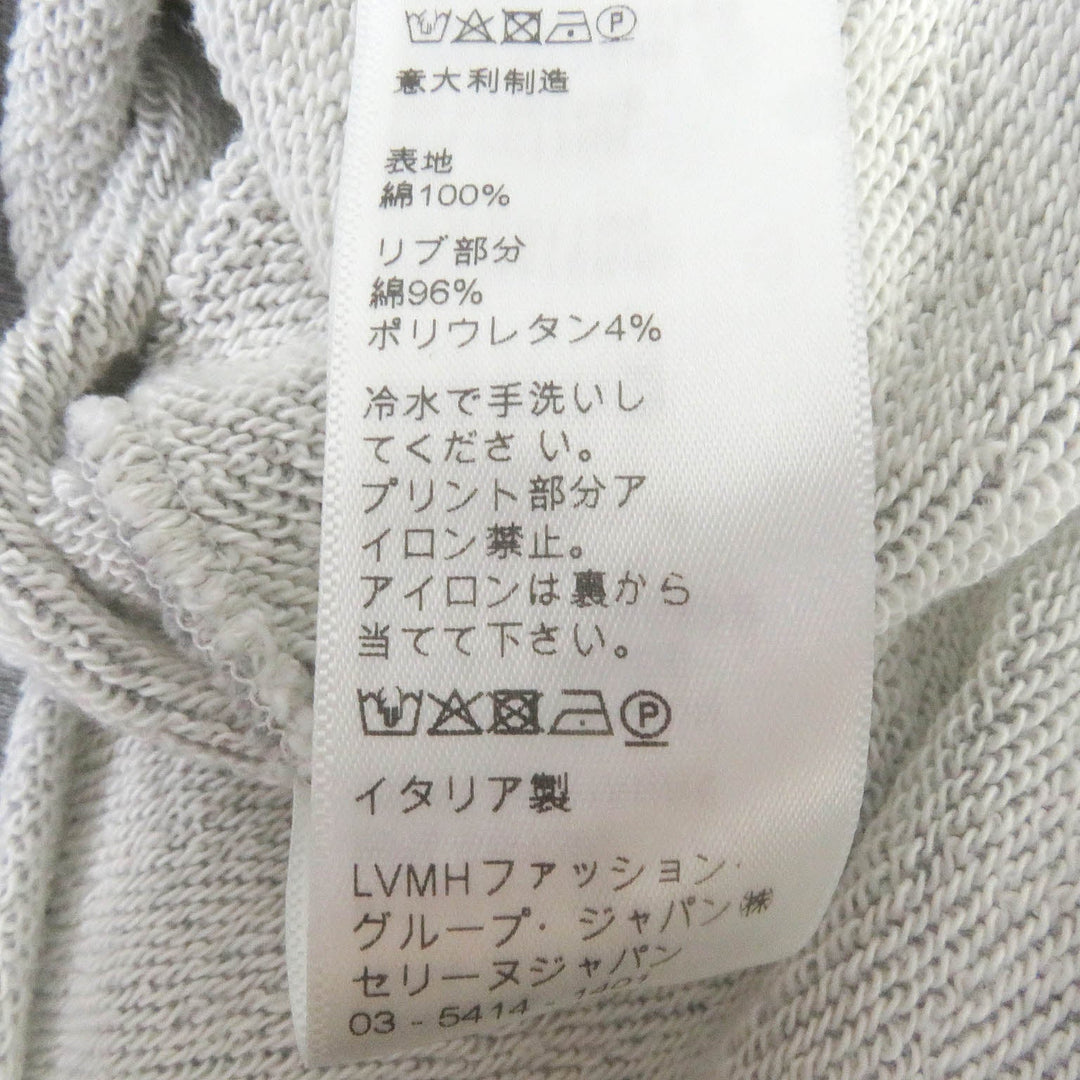 CELINE Hoodie 2Y309052H Main: 100% cotton, part: 96% cotton, part: 4% polyurethane gray mens S Used Authentic