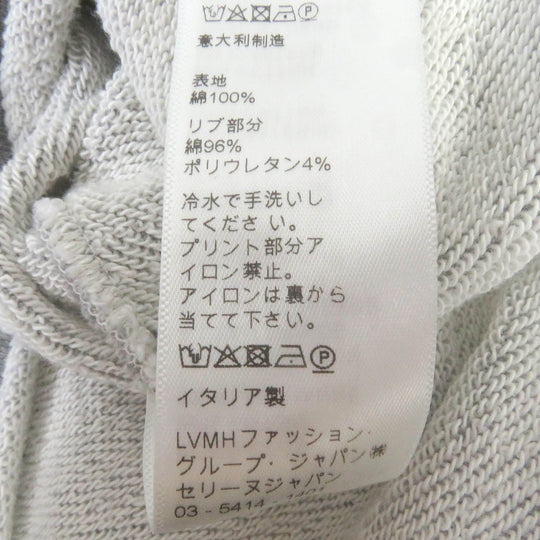 CELINE Hoodie 2Y309052H Main: 100% cotton, part: 96% cotton, part: 4% polyurethane gray mens S Used Authentic
