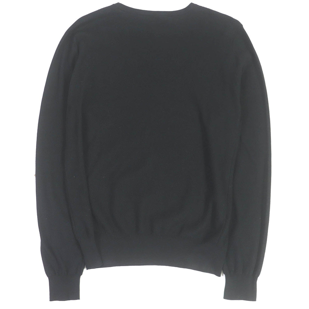 GIVENCHY sweater BM90CL4Y5U Main: 100% cotton black mens XS Used Authentic