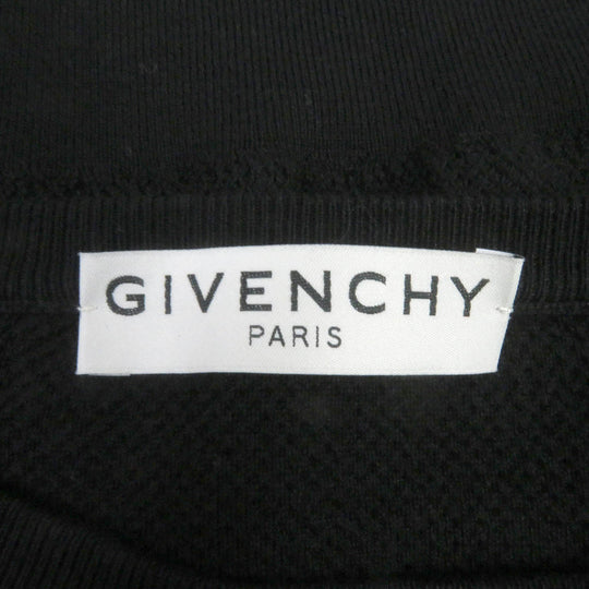GIVENCHY sweater BM90CL4Y5U Main: 100% cotton black mens XS Used Authentic