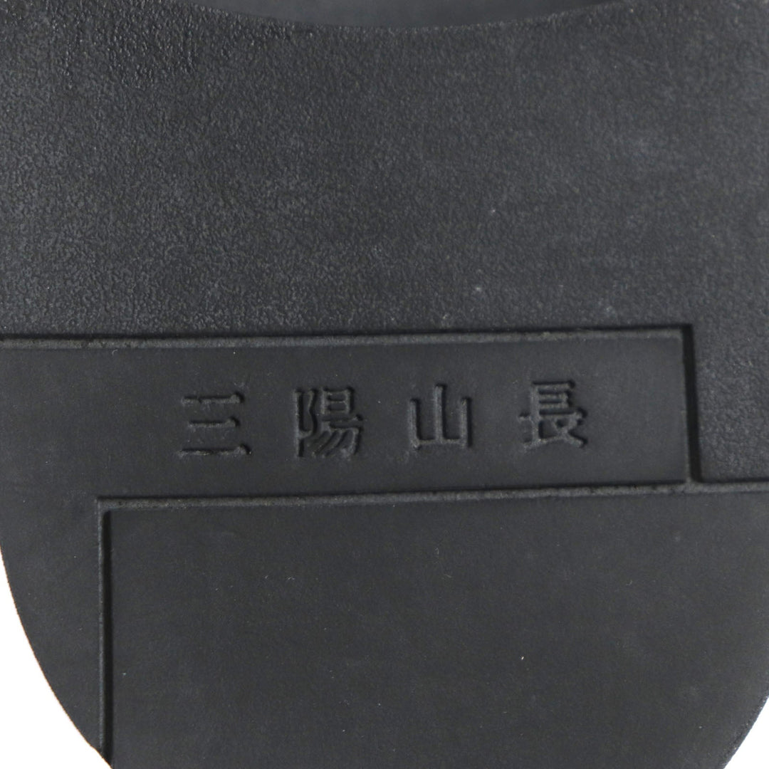 Sanyou Yamachou Leather shoes Q7442 Main: Leather black Tomonosuke mens 6.5 Used Authentic