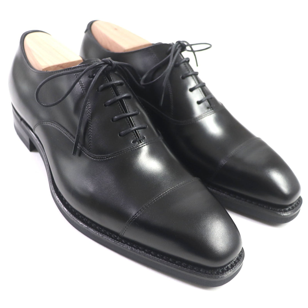 Sanyou Yamachou Leather shoes Q7442 Main: Leather black Tomonosuke mens 6.5 Used Authentic