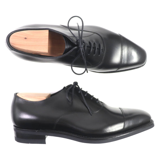 Sanyou Yamachou Leather shoes Q7442 Main: Leather black Tomonosuke mens 6.5 Used Authentic