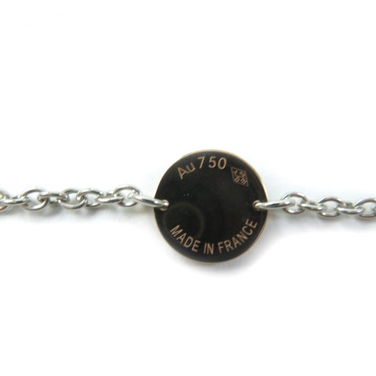 HERMES Necklace Main: SV925, Part: AU750 Silver gold Women Used Authentic