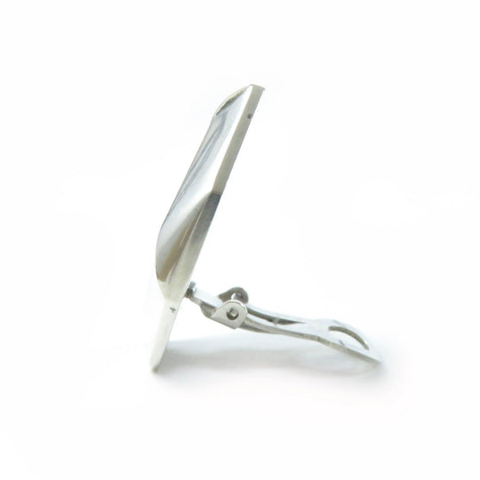 Georg Jensen Earring 209 Main: SV925, Part: Malachite Green Silver Women Used Authentic