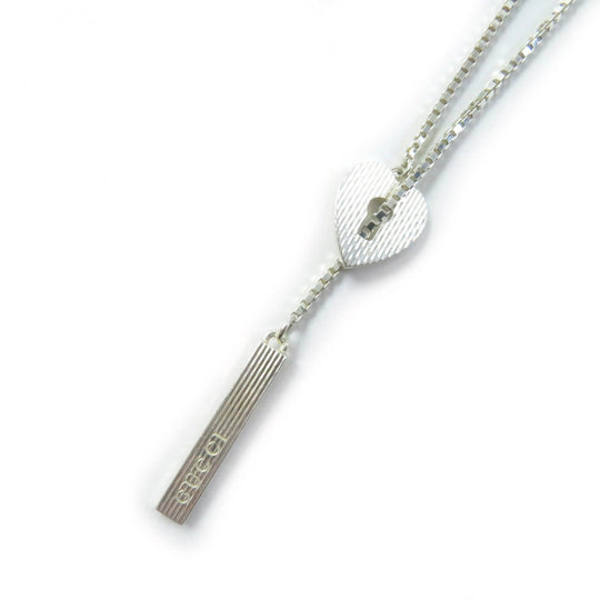 GUCCI Necklace Main�FAG925 Silver Women Used Authentic