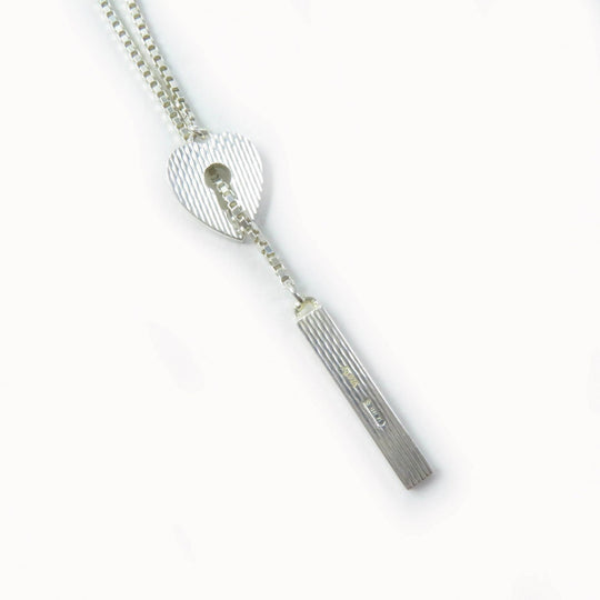 GUCCI Necklace Main�FAG925 Silver Women Used Authentic