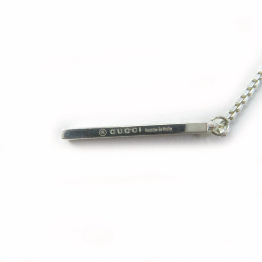 GUCCI Necklace Main�FAG925 Silver Women Used Authentic