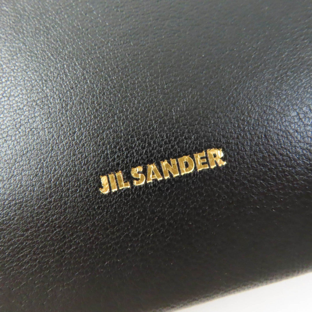 JIL SANDER Shoulder Bag JSWU851670 WUB01045N Main: Leather black LINK MD Women Used Authentic