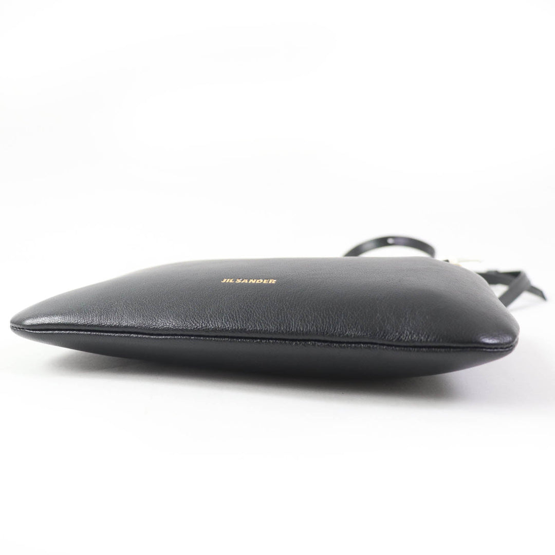JIL SANDER Shoulder Bag JSWU851670 WUB01045N Main: Leather black LINK MD Women Used Authentic
