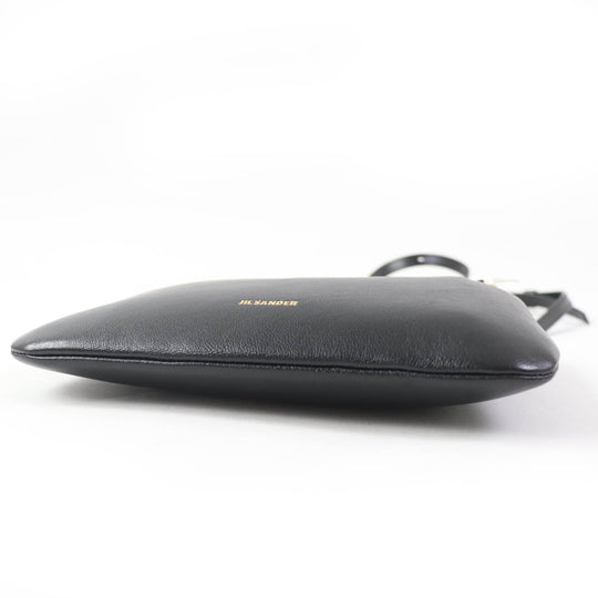 JIL SANDER Shoulder Bag JSWU851670 WUB01045N Main: Leather black LINK MD Women Used Authentic