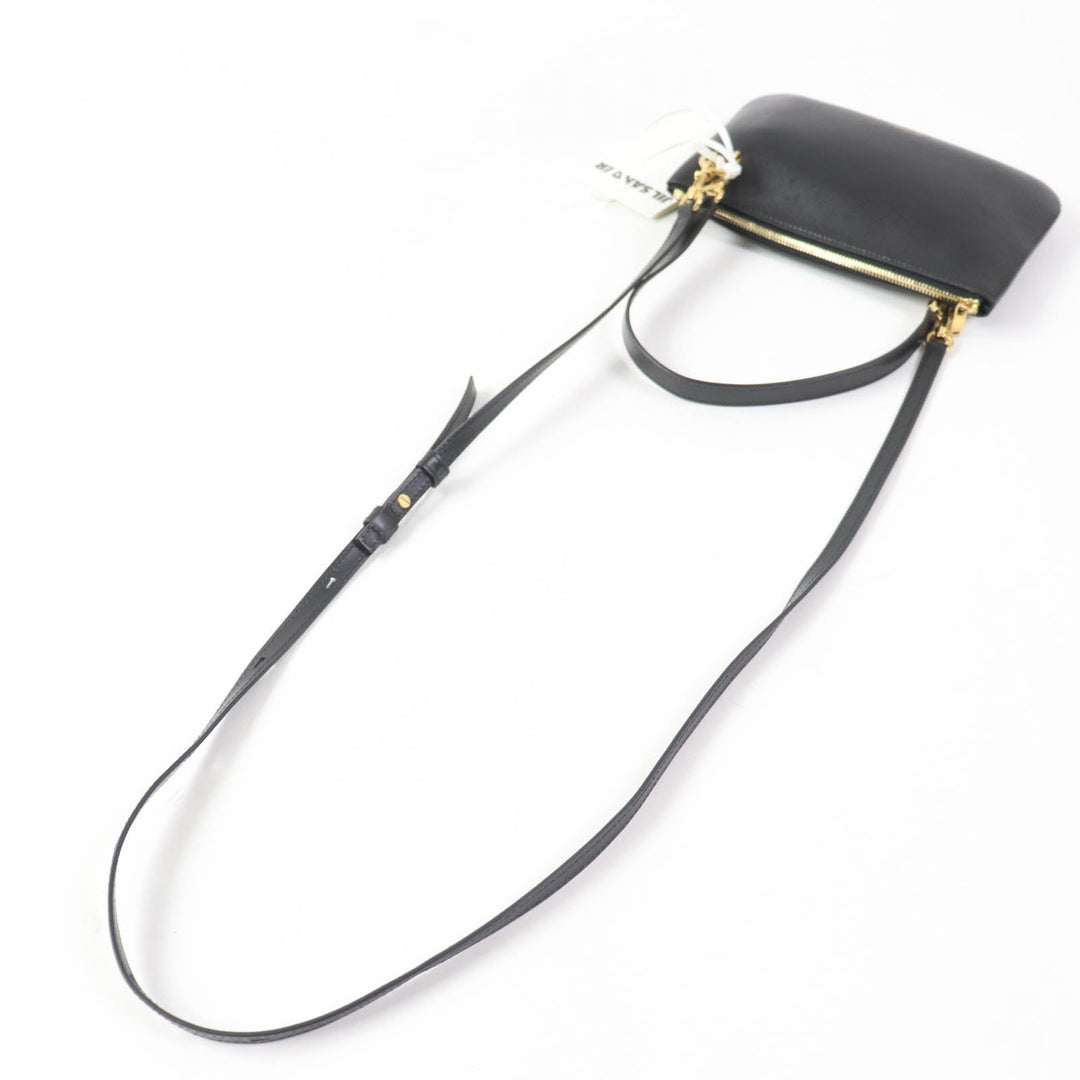 JIL SANDER Shoulder Bag JSWU851670 WUB01045N Main: Leather black LINK MD Women Used Authentic