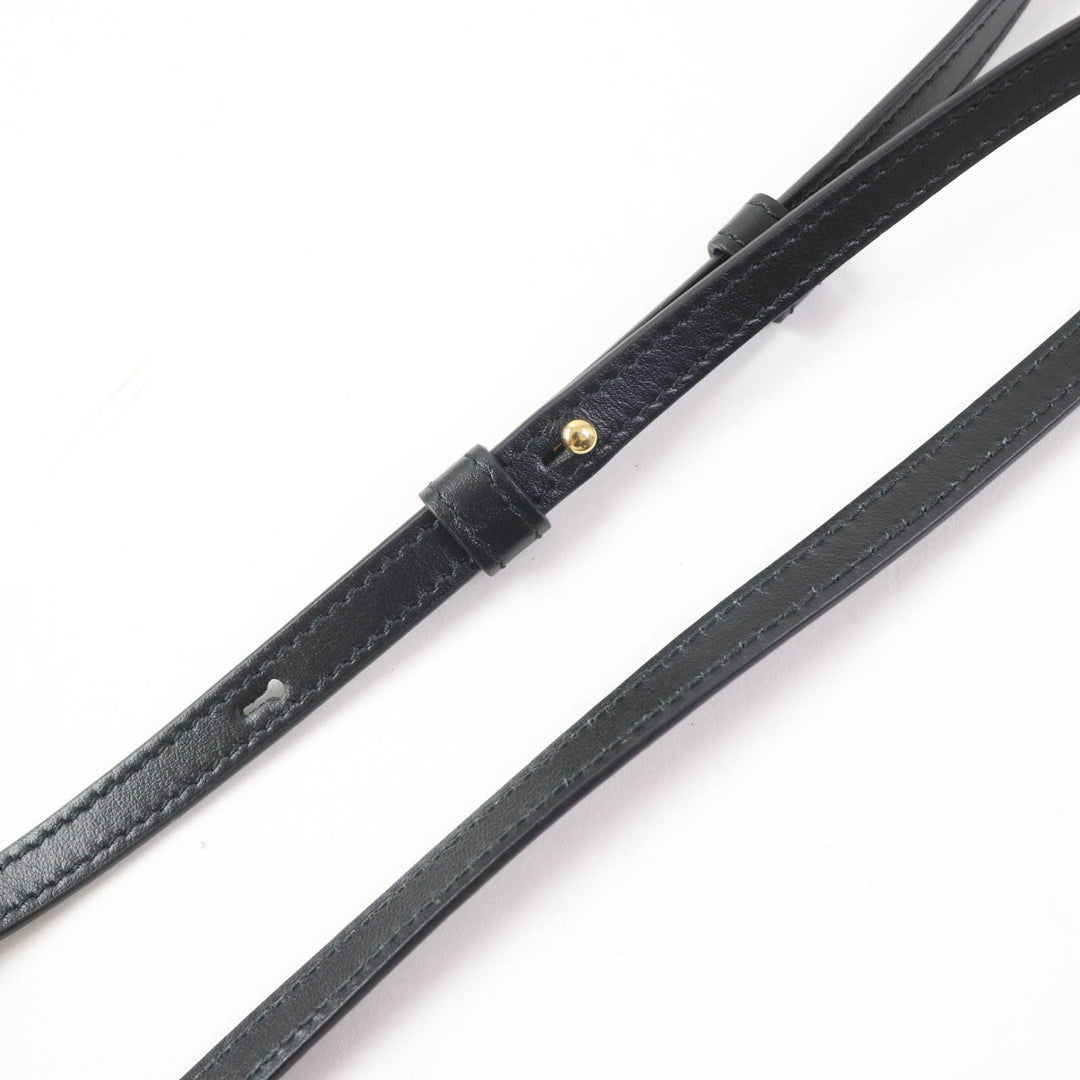 JIL SANDER Shoulder Bag JSWU851670 WUB01045N Main: Leather black LINK MD Women Used Authentic