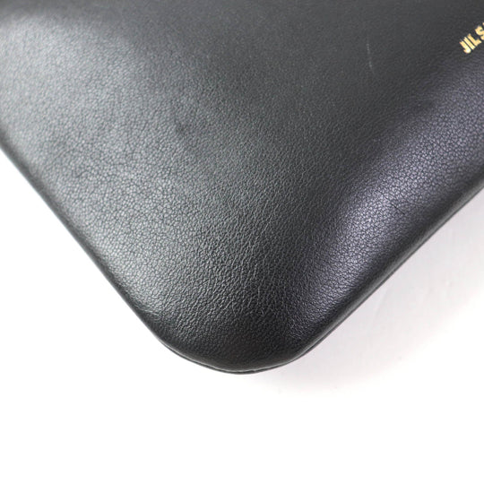 JIL SANDER Shoulder Bag JSWU851670 WUB01045N Main: Leather black LINK MD Women Used Authentic
