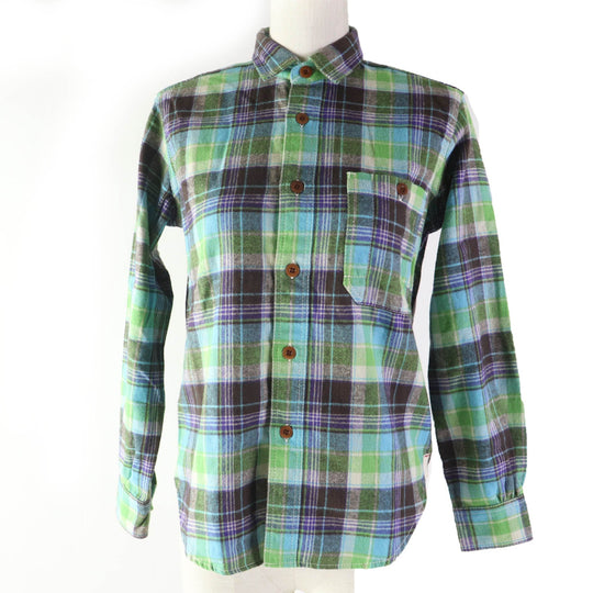 COMME des GARCONS JUNYA WATANABE MAN PINK Long sleeve shirt UH-B002 Main: 100% cotton Green type Women S Used Authentic