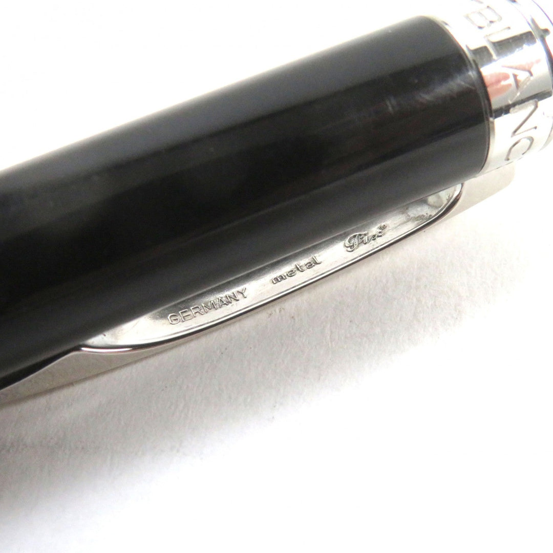 MONTBLANC Ballpoint pen Black Precious Rubbed Gin Black Silver Starwalker mens Used Authentic