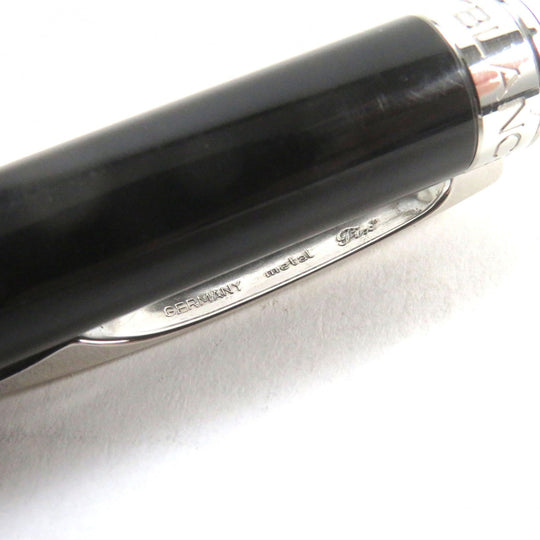 MONTBLANC Ballpoint pen Black Precious Rubbed Gin Black Silver Starwalker mens Used Authentic