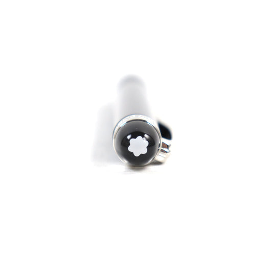 MONTBLANC Ballpoint pen Black Precious Rubbed Gin Black Silver Starwalker mens Used Authentic