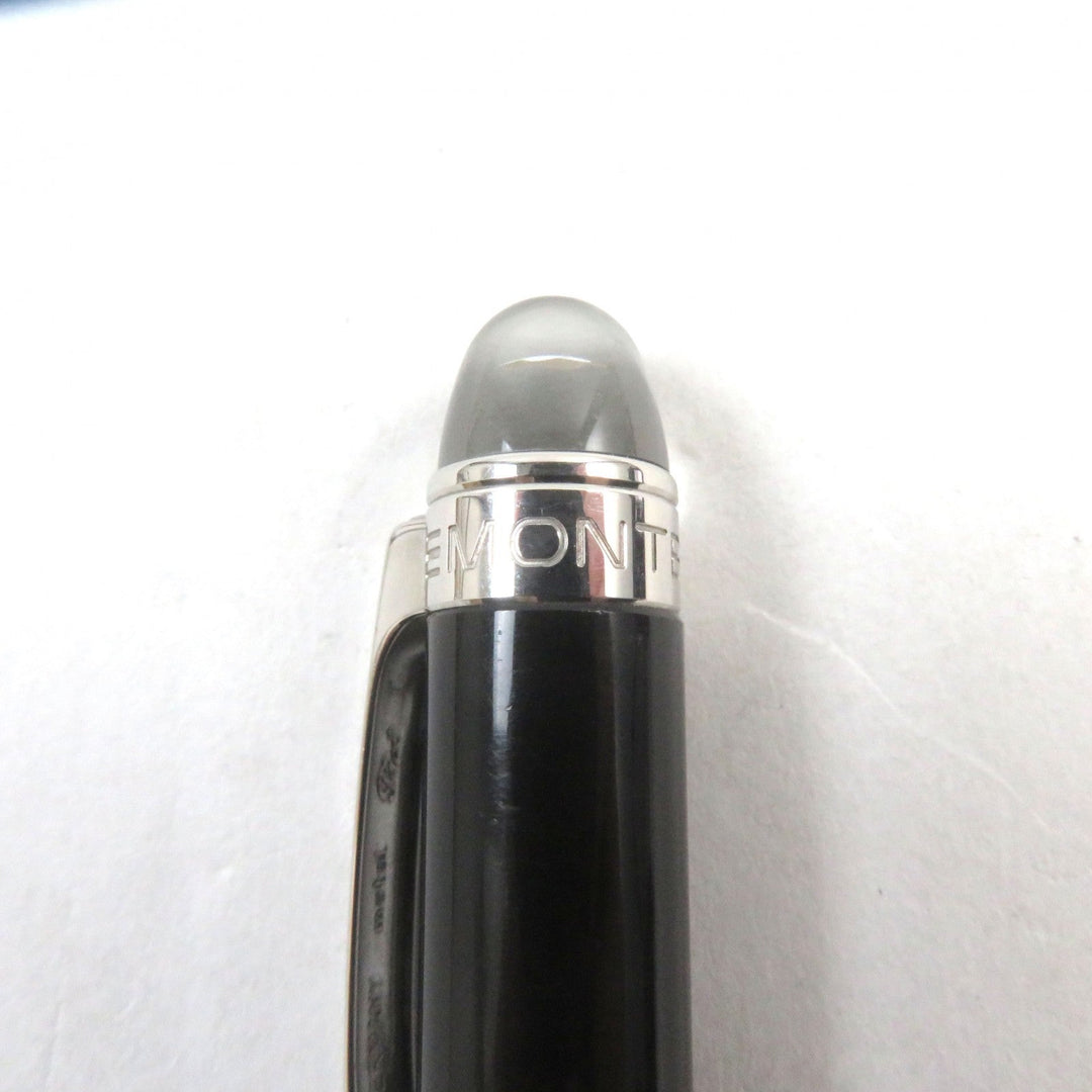 MONTBLANC Ballpoint pen Black Precious Rubbed Gin Black Silver Starwalker mens Used Authentic