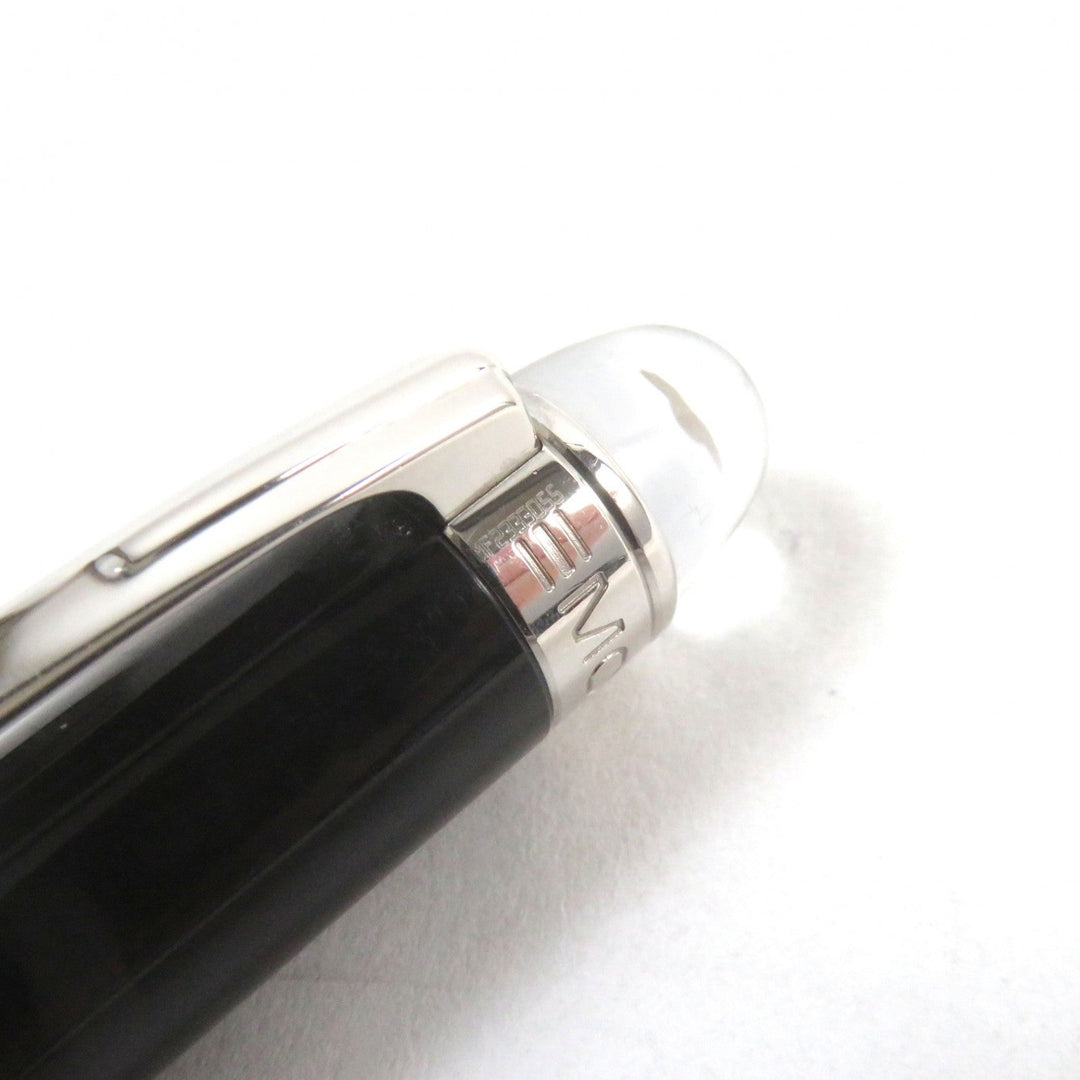 MONTBLANC Ballpoint pen Black Precious Rubbed Gin Black Silver Starwalker mens Used Authentic