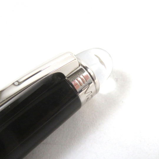 MONTBLANC Ballpoint pen Black Precious Rubbed Gin Black Silver Starwalker mens Used Authentic