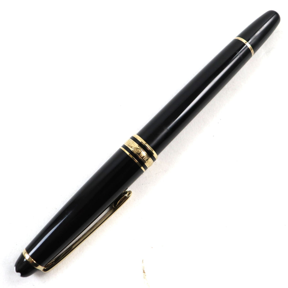 MONTBLANC fountain pen Pen point: K14 Black gold Meisterstck Classic mens Used Authentic
